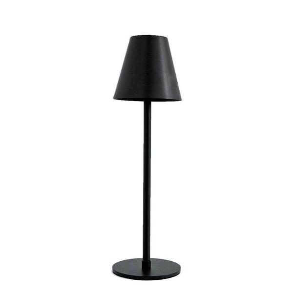 13" Black Rechargeable Selectable Brightness Settings Bug Light Patio Table Lamp